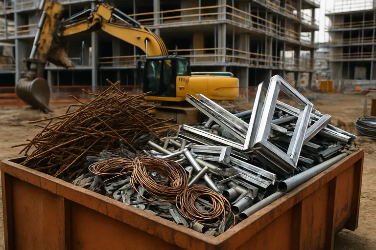 Metaalrecycling op de bouwplaats: waarom afvalscheiding steeds belangrijker wordt